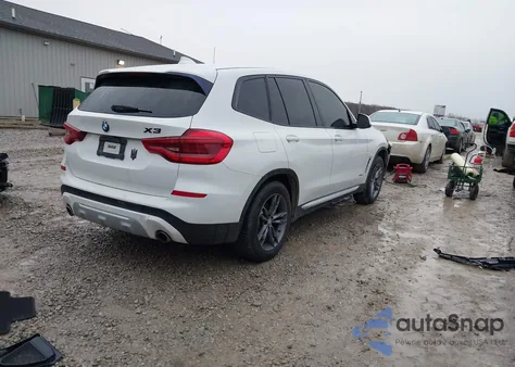 2018 BMW X3 xDrive30I from USA, damaged, VIN 5UXTR9C5XJLC80249